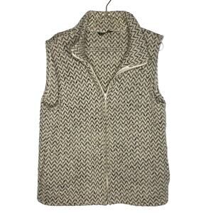 Branigan‎ Weavers Womens Size Medium 100% Wool Vest Zip Up Irish Wool